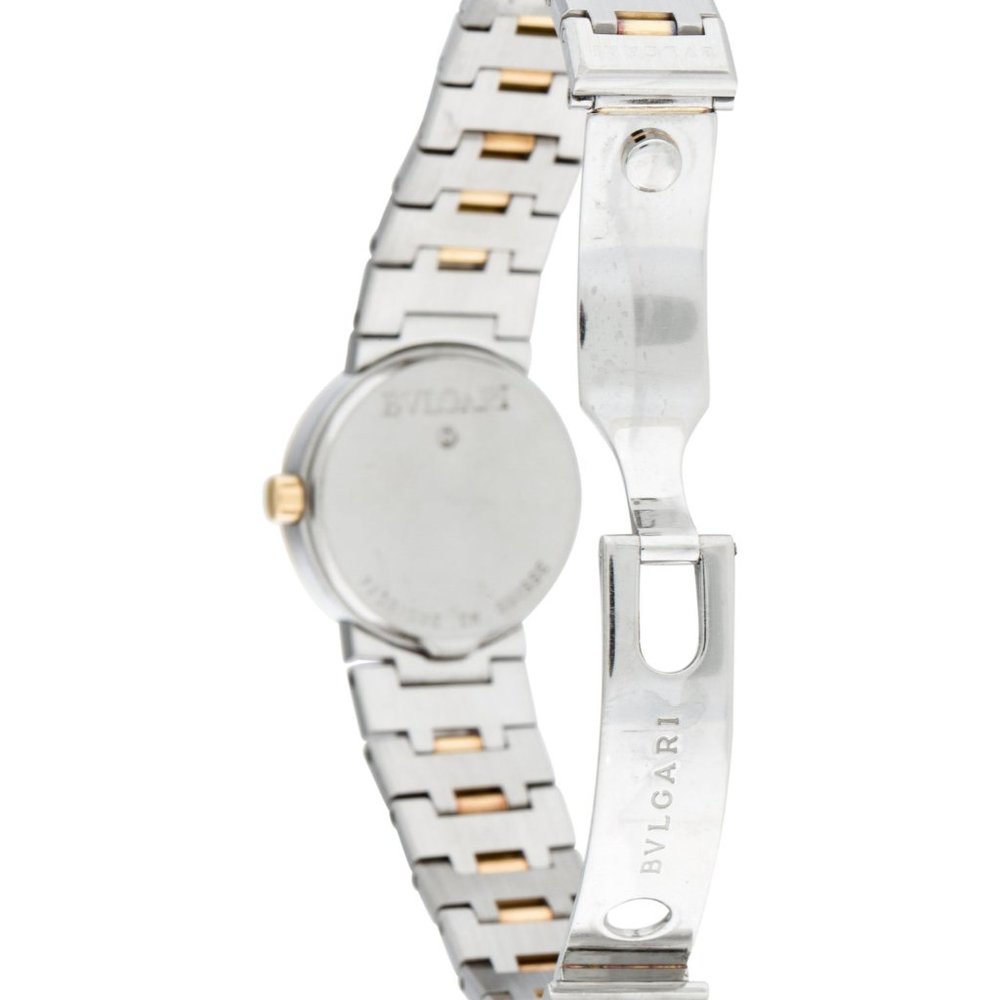 Bvlgari 18K Gold Watch w/ Black Dial - Picture 4 of 4
